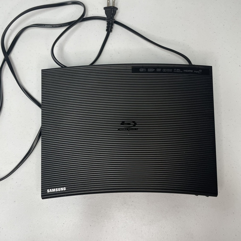 Samsung BD-JM57C Blu-Ray DVD Player FOR PARTS ONLY No Remote WiFi Streaming HDMI